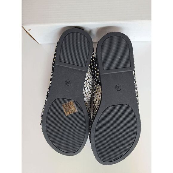 ✨💎 Rhinestone Comfy Sparkly Gem Stretch Mesh Flats Sandals Shoes 6 NEW WITH BOX - Picture 11 of 16